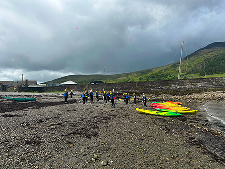 Kayaking at Carlingford Adventure Centre